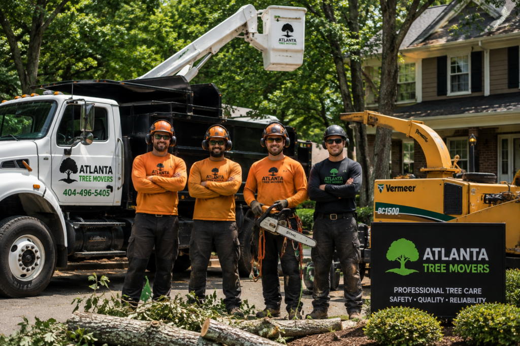  Atlanta Tree Movers professionals providing local tree care services